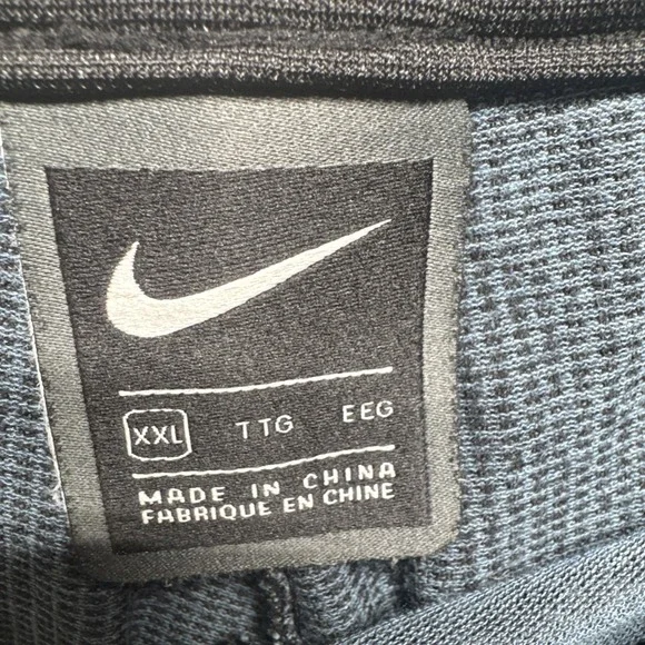 Nike Tech Pack Knit Pants Men's XXL Blue Black Athleisure Pull-On
